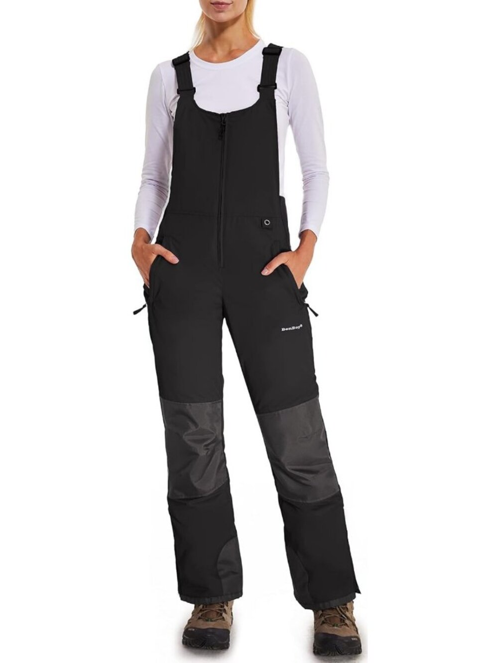 Women's Waterproof Windproof Snow Bibs Ski Overalls - Perfect for Winter Sports
